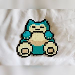 Snorlax Perler / Pokémon / Rave / Rave Kandi / Festival / Collectable / Handmade